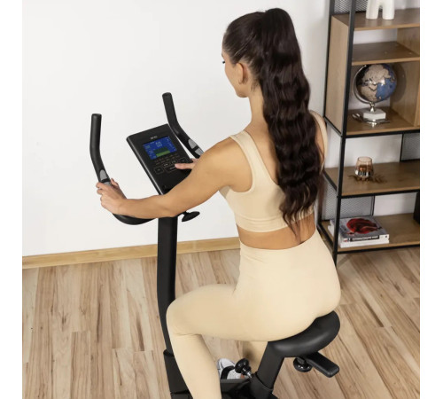 Велотренажер електромагнітний Gymtek XB2500 чорно-золотистий