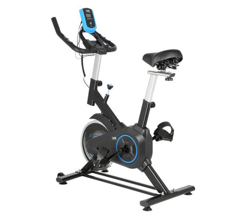 Велотренажер спінінговий механічний ONE FITNESS SW2501 блакитний 7 кг Велотренажер спінінговий механічний ONE FITNESS SW2501 блакитний 7 кг
