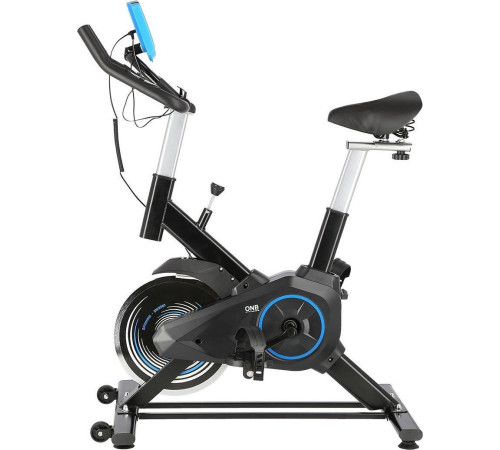 Велотренажер спінінговий механічний HMS SW2501 One Fitness синій Велотренажер спінінговий механічний HMS SW2501 One Fitness синій