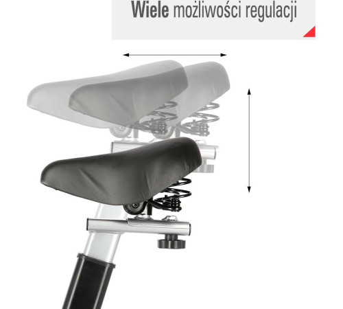Велотренажер спінінговий механічний HMS SW2501 One Fitness синій Велотренажер спінінговий механічний HMS SW2501 One Fitness синій
