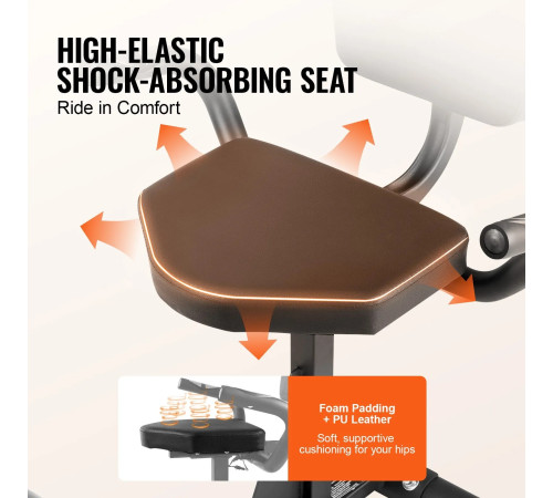 Велотренажер магнітний VEVOR Y-R901, чорний