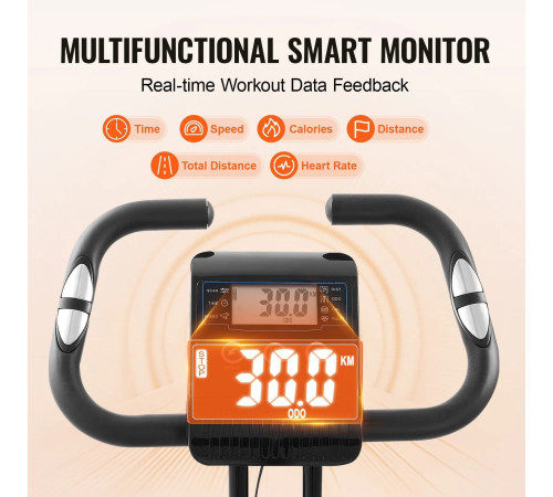 Велотренажр магнітний VEVOR Y-B203, чорний