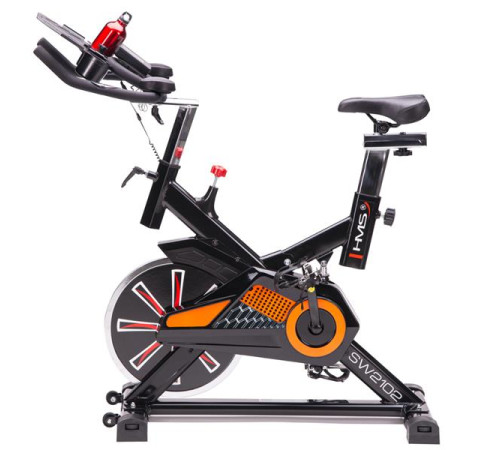 Велотренажер спінінговий механічний SW2102 – чорно-помаранчевий  