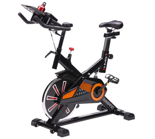Велотренажер спінінговий механічний SW2102 – чорно-помаранчевий  