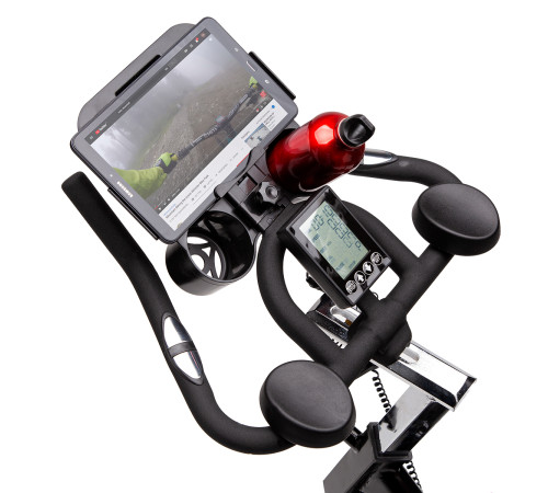 Велотренажер спінінговий механічний SW2102 – чорно-зелений 