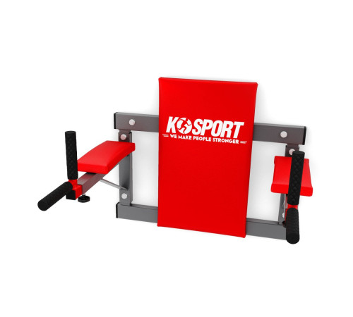 Діп-станція настінна K-Sport KSH004/SK, червона Діп-станція настінна K-Sport KSH004/SK, червона