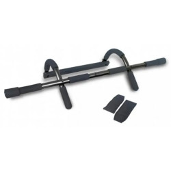 Турнік для підтягування LiveUp CHIN-UP BAR WITH ARM STRAP, чорний