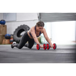 Ролики для тренувань Adidas Core Rollers, чорно-червоні