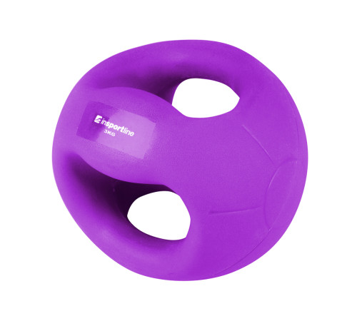 Медичний м'яч з ручками inSPORTline Grab Me 3 кг Медичний м'яч з ручками inSPORTline Grab Me 3 кг
