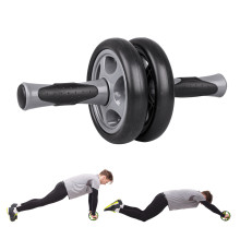 Ролик гімнастичний для тренувань inSPORTline Ab Roller AR300 подвійний