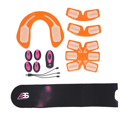 Електростимулятор м’язів ABS Master Pro Multi Set NN – чорно-фіолетовий Електростимулятор м’язів ABS Master Pro Multi Set NN – чорно-фіолетовий
