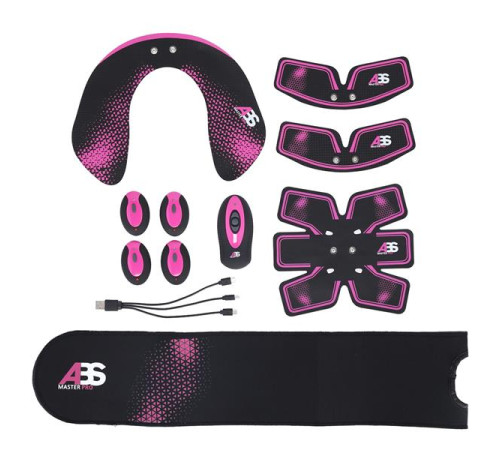 Електростимулятор м’язів ABS Master Pro Multi Set NN – чорно-фіолетовий Електростимулятор м’язів ABS Master Pro Multi Set NN – чорно-фіолетовий