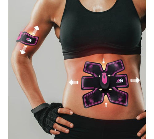 Електростимулятор м’язів ABS Master Pro Multi Set NN – чорно-фіолетовий Електростимулятор м’язів ABS Master Pro Multi Set NN – чорно-фіолетовий