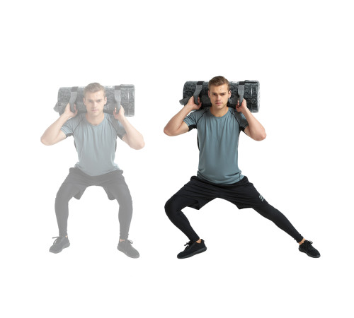 Тренувальна сумка з піском Fitness Crossfit inSPORTline Fitbag Camu 15 kg Тренувальна сумка з піском Fitness Crossfit inSPORTline Fitbag Camu 15 kg