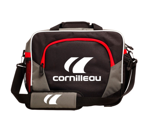 Сумка через плече CORNILLEAU чорно-червона 654000 Сумка через плече CORNILLEAU чорно-червона 654000