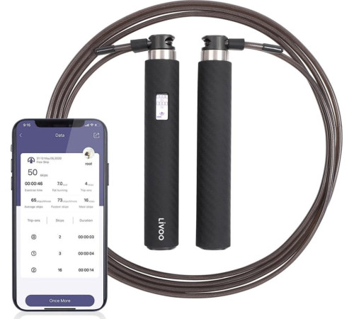 Скакалка спортивна Livoo Smart, 265 см Скакалка спортивна Livoo Smart, 265 см