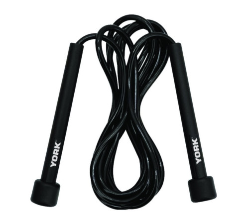 Скакалка York Fitness PVC з пластиковими ручками Скакалка York Fitness PVC з пластиковими ручками