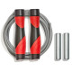 Скакалка Reebok Premium Skipping Rope 280 см, чорно-червона