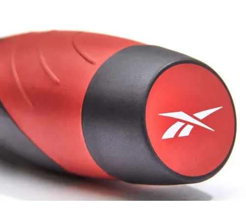 Скакалка Reebok Premium Skipping Rope 280 см, чорно-червона