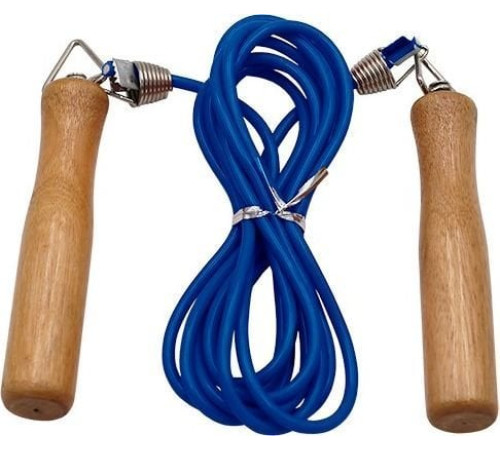 Боксерська фітнес скакалка 250см універс. SOFTEE синя