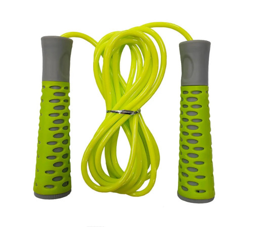 Скакалка Ecofit MDJR017 275 см, сіро-зелений