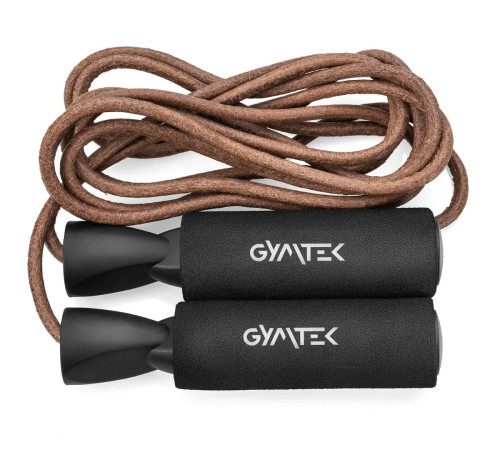 Скакалка Gymtek шкіряна з підшипниками 275 см