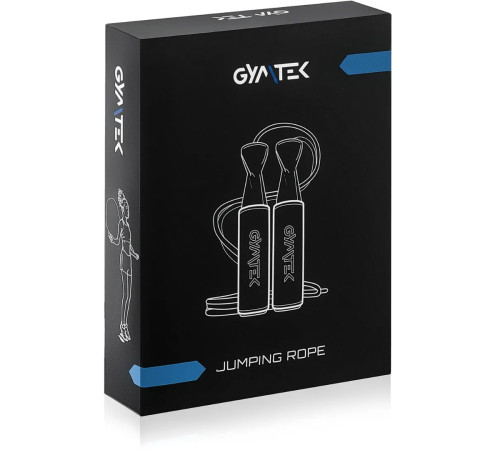 Скакалка Gymtek шкіряна з підшипниками 275 см