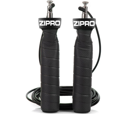 Скакалка Zipro спортивна 300см, чорна Скакалка Zipro спортивна 300см, чорна