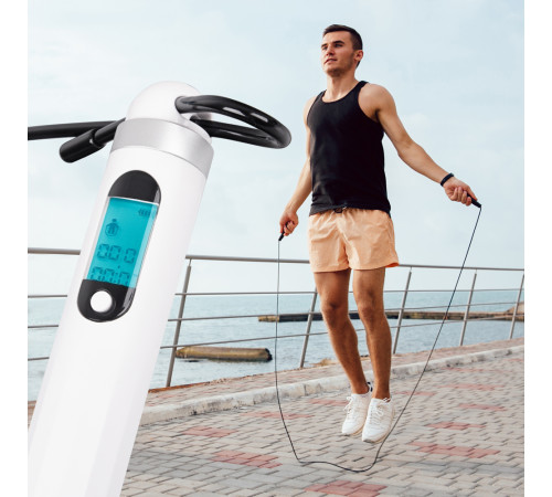 Розумна скакалка з bluetooth inSPORTline Jumpsmart - білий Розумна скакалка з bluetooth inSPORTline Jumpsmart - білий