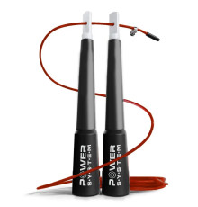 Скакалка швидкісна Power System PS-4033 2,8 м, червона