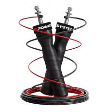 Скакалка швидкісна Power System PS-4079 3 м, чорна