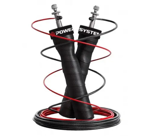 Скакалка швидкісна Power System PS-4079 3 м, чорна