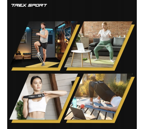 Набір резинок для фітнесу Trex Sport TX-065RBG 1-18кг Набір резинок для фітнесу Trex Sport TX-065RBG 1-18кг
