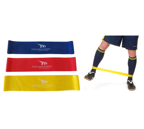 Резинка для фітнесу YakimaSport набір з 3 гумок Резинка для фітнесу YakimaSport набір з 3 гумок