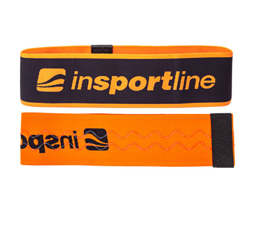 Стрічка-еспандер для вправ inSPORTline Hiplop L чорно-помаранчева Стрічка-еспандер для вправ inSPORTline Hiplop L чорно-помаранчева
