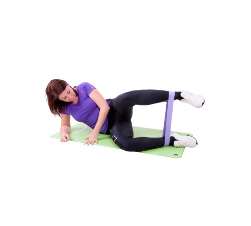 Стрічка-еспандер для вправ Hangy inSPORTline Light 70 см фіолетова