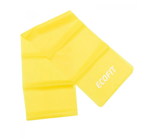 Стрічка для вправ Ecofit MD1318 TPE, жовта
