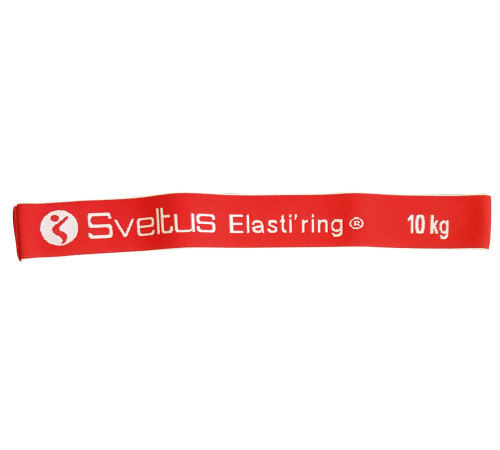 Резинка для фитнеса Sveltus Elasti'ring тканевая 10 кг Красная (SLTS-0154) Резинка для фитнеса Sveltus Elasti'ring тканевая 10 кг Красная (SLTS-0154)
