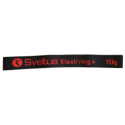 Резинка для фитнеса Sveltus Elasti'ring тканевая 15 кг Черная (SLTS-0155)