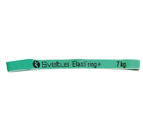 Резинка для фитнеса тканевая Sveltus Elasti'ring в коробке + QR код Зеленая 7 кг (SLTS-0025) Резинка для фитнеса тканевая Sveltus Elasti'ring в коробке + QR код Зеленая 7 кг (SLTS-0025)