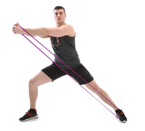 Резиновая петля Sveltus Power Band Light фиолетовая 7-15 кг (SLTS-0570)