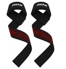 Лямки для тяги RDX Gel Pro, чорно-червоні