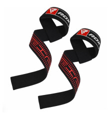 Лямки для тяги RDX Gel S4, чорно-червоні