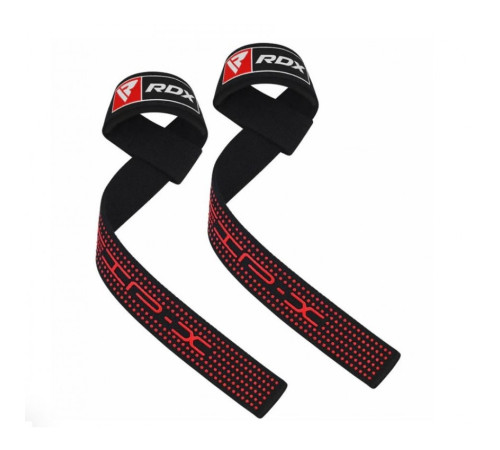 Лямки для тяги RDX Gel S4, чорно-червоні