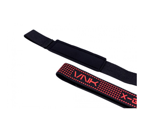 Лямки для тяги VNK Gel, чорно-червоні