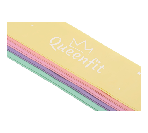 Набір резинок для фітнесу Queenfit 0,5-30 кг Набір резинок для фітнесу Queenfit 0,5-30 кг
