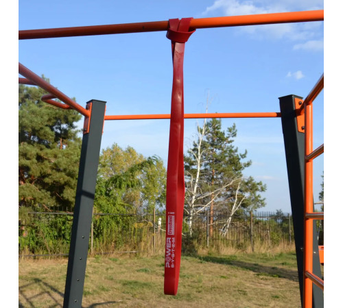 Еспандер-петля для фітнесу Power System PS-4053 CrossFit опір 15-40 кг, червоний