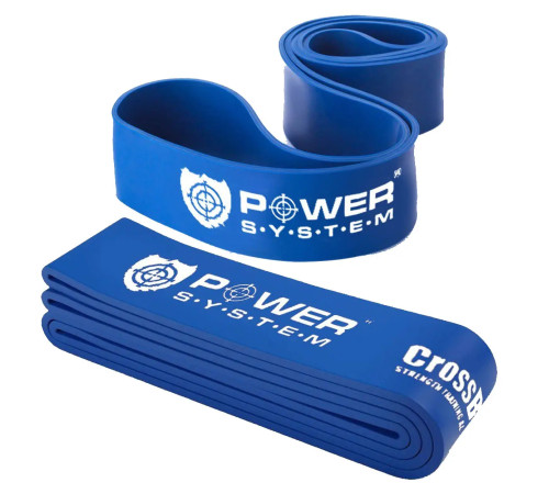 Еспандер-петля для фітнесу Power System PS-4054 CrossFit опір 22-50 кг, синій