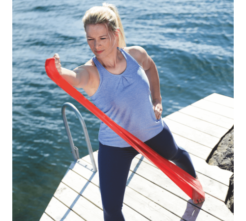 Стрічка для вправ SISSEL Fitband 14,5 см х 46 м, червона