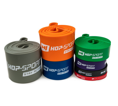 Резинка для фітнесу Hop-Sport 37-109 кг HS-L083RR помаранчева Резинка для фітнесу Hop-Sport 37-109 кг HS-L083RR помаранчева